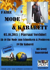 MODEundKabarett Plakat